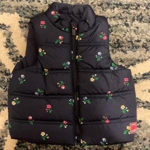 Baby girl puffy vest